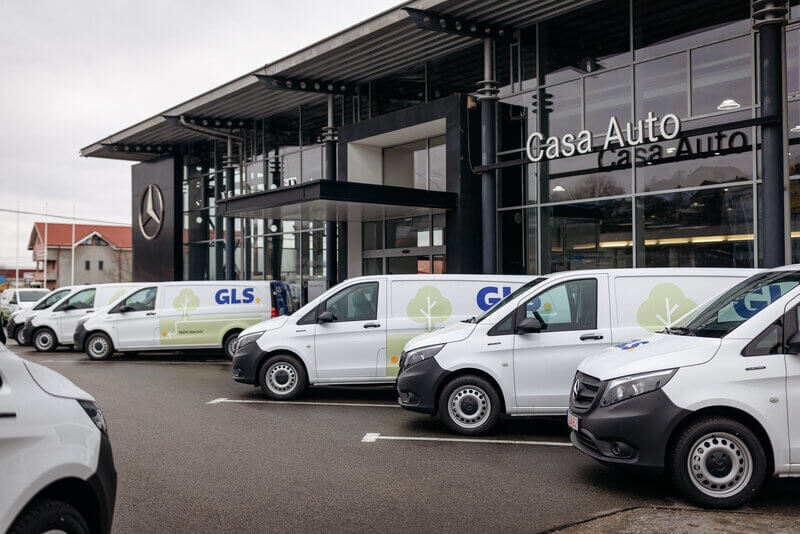 32 de unități Mercedes-Benz eVito intră în flota GLS România