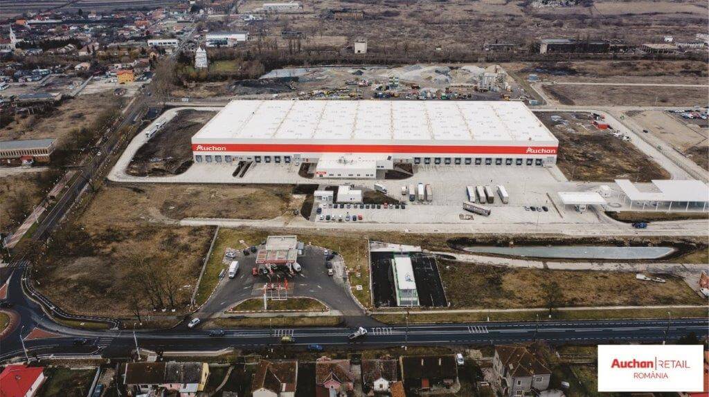 Auchan – investiție de 19 milioane euro în al doilea depozit logistic din România, la Călan