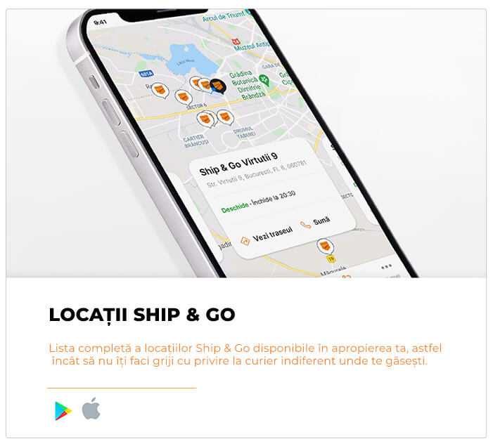 500 de puncte Cargus Ship & GO în România