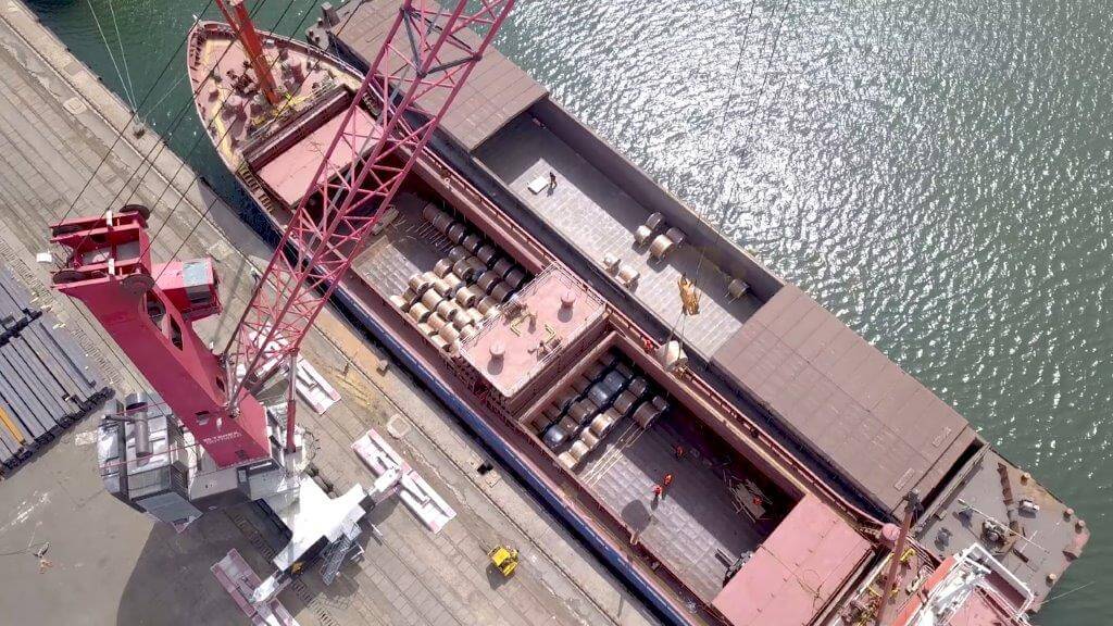 Trafic record prin porturile maritime din România în 2021