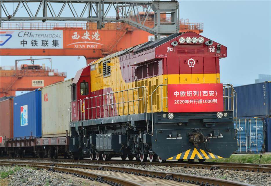 Primul tren din China care traversează România