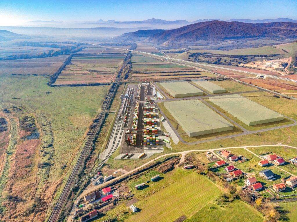 Terminalul Intermodal DP World din Aiud, dezvoltat în proporție de 53%
