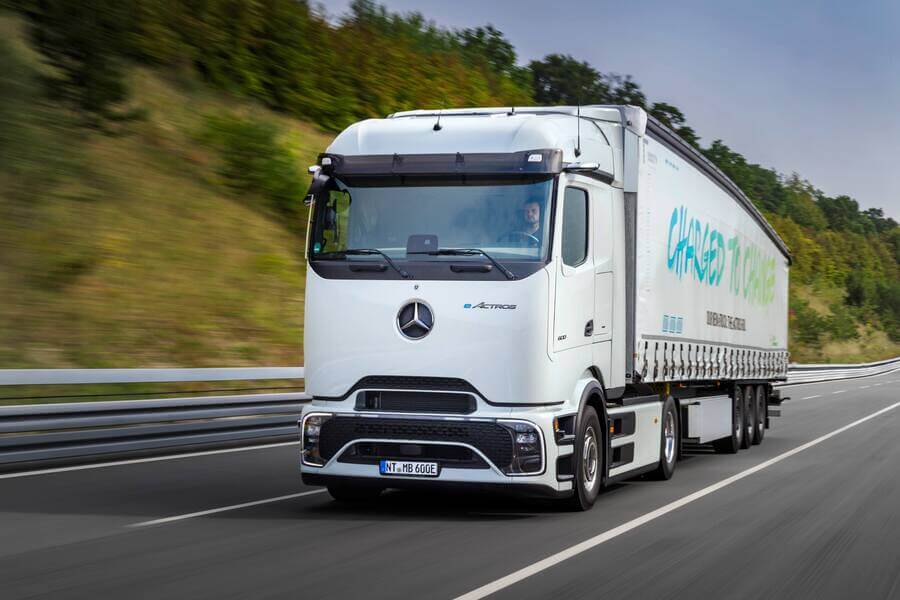 Noul Mercedes eActros 600 – camionul electric cu 500 km autonomie