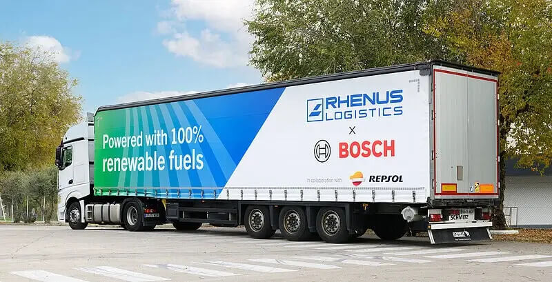 Biocombustibili pentru transportul componentelor Bosch în Spania
