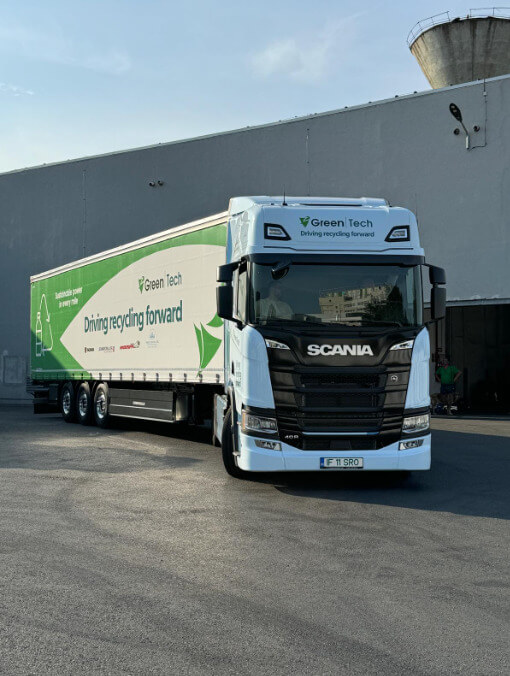 GreenGroup testează în premieră în România primul camion electric Scania de 40 de tone
