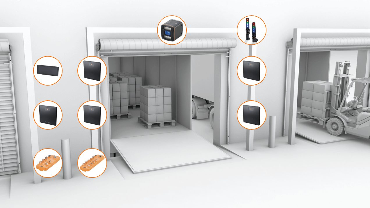 Poarta RFID inteligentă ifm – monitorizarea eficientă a fluxului de bunuri