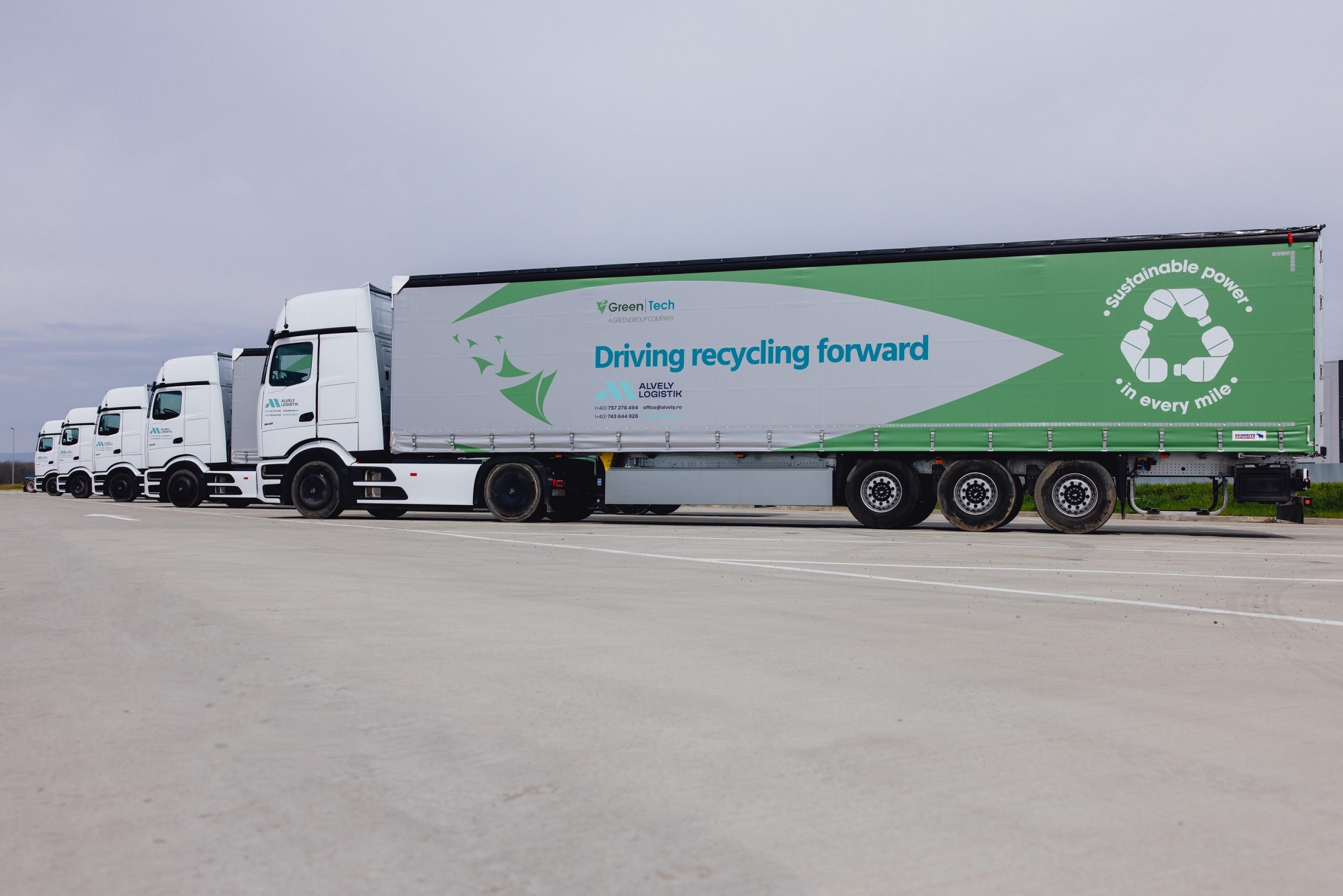 GreenGroup își extinde flota de camioane sustenabile printr-un parteneriat cu Daimler Truck &Bus România și Alvely Logistik